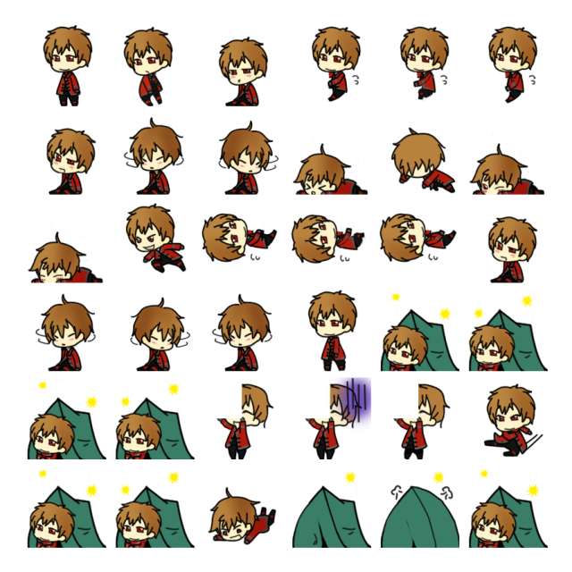 Ace Shimeji Sprite Preview