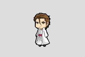 Aizen Shimeji featured image – free desktop pet from Bleach