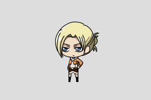 Annie Leonhardt Shimeji featured image – free desktop pet from Attack on Titan