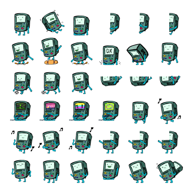 BMO Shimeji Sprite Preview