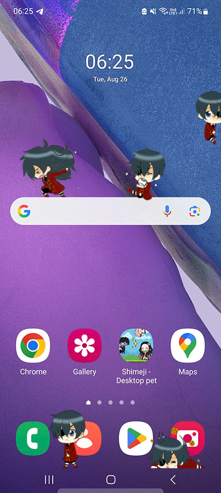 Ciel Phantomhive Shimeji on Mobile