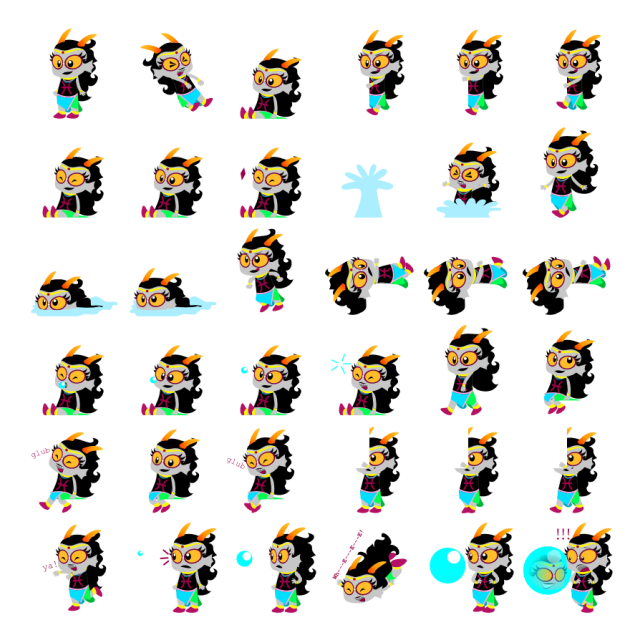 Feferi Shimeji Sprite Preview