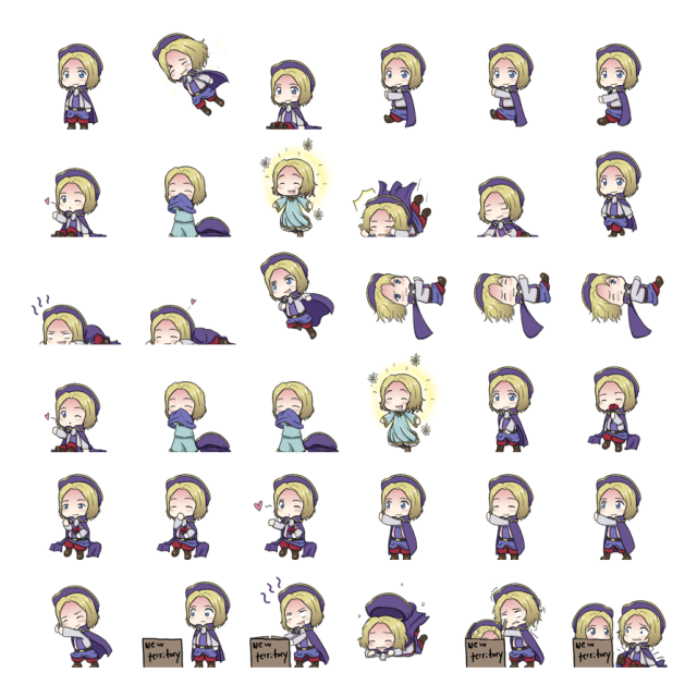 France Shimeji Sprite Preview