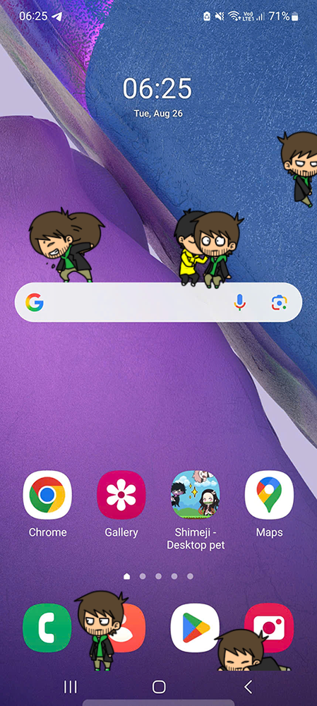 Future Edd Shimeji on Mobile