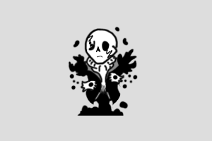 Gaster Sans Shimeji featured image – free desktop pet from Undertale