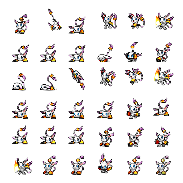 Gatomon Shimeji Sprite Preview