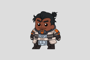 Gibraltar Shimeji featured image – free desktop pet from Apex Legends