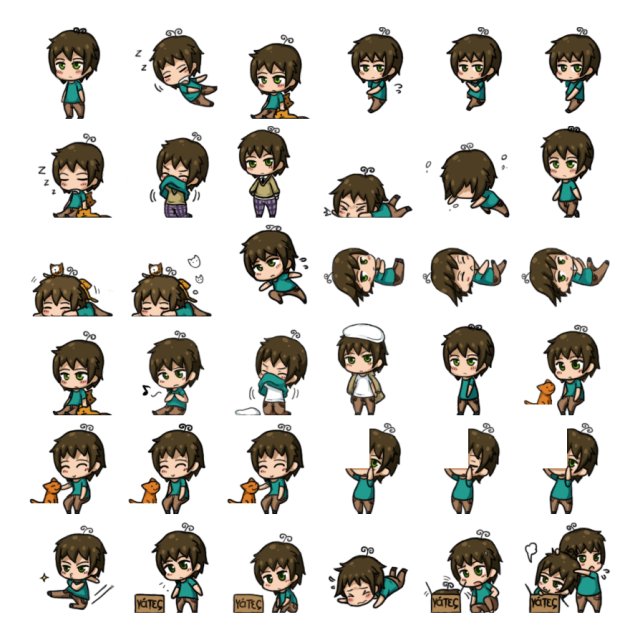 Greece Shimeji Sprite Preview