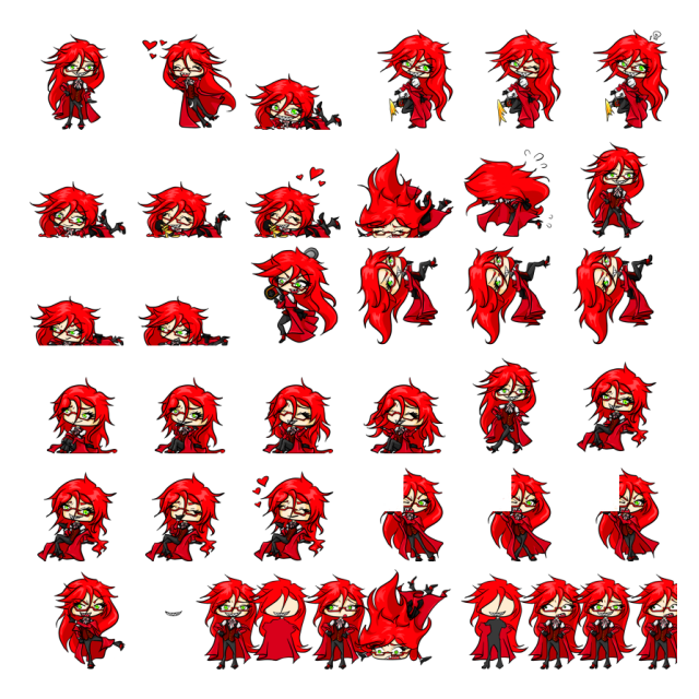 Grell Shimeji Sprite Preview