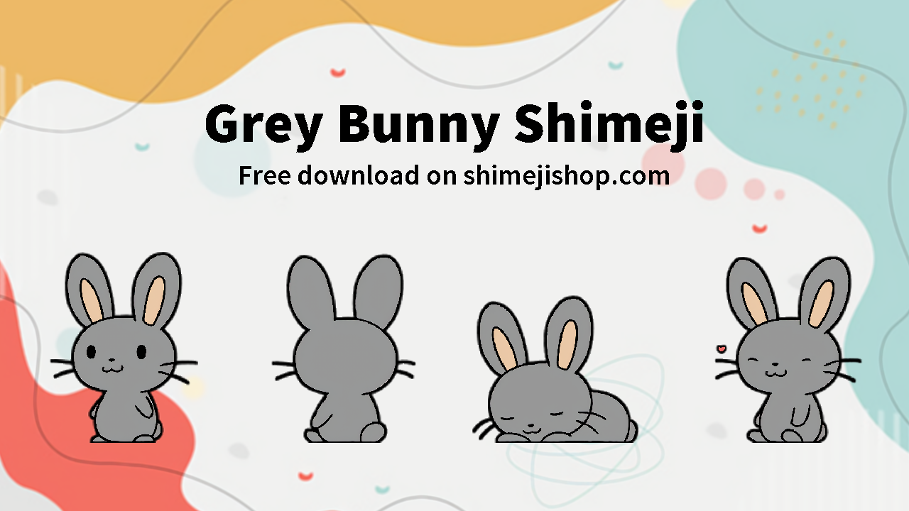 Grey Bunny Shimeji Cover