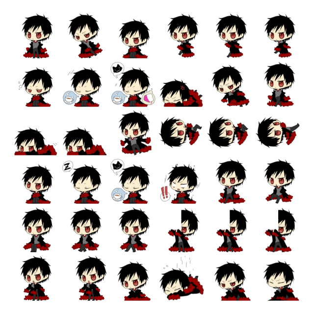 Hachimenroppi Orihara Shimeji Sprite Preview