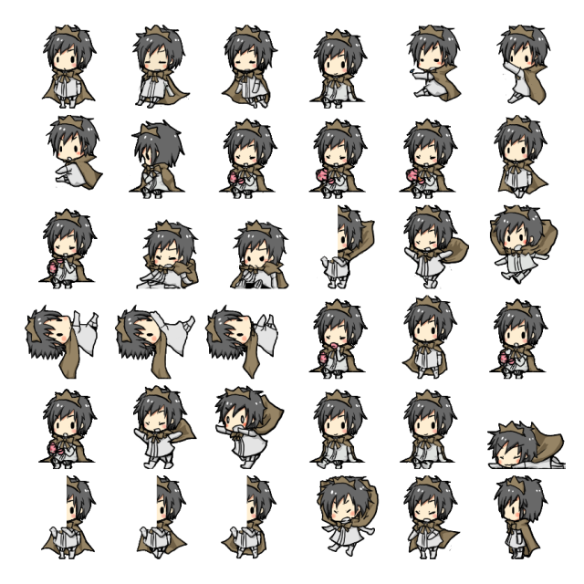 Hibiya Orihara Shimeji Sprite Preview