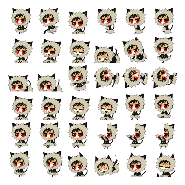 Izaya Orihara Shimeji Sprite Preview