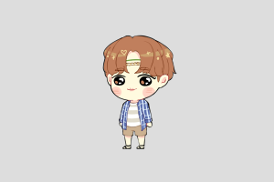 J-Hope - Hobi [summer] Shimeji featured image – free desktop pet from BTS (Bangtan Boys)