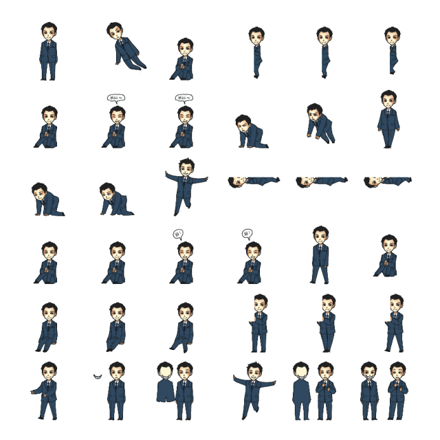 Jim Moriarty Shimeji Sprite Preview