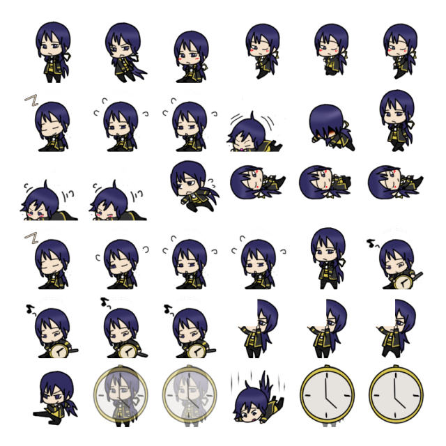 Julius Shimeji Sprite Preview