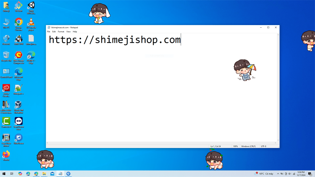 Jungkook - Kookie [baby] Shimeji on Desktop