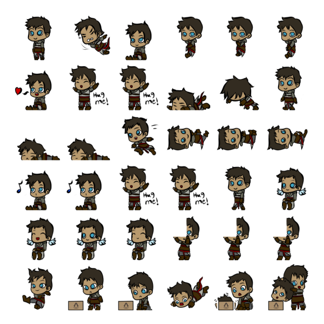 Kadar Shimeji Sprite Preview
