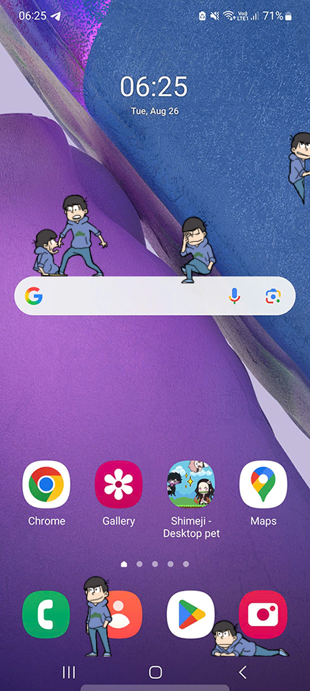 Karamatsu Matsuno Shimeji on Mobile