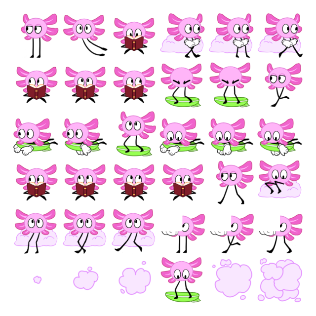 Kinito Shimeji Sprite Preview