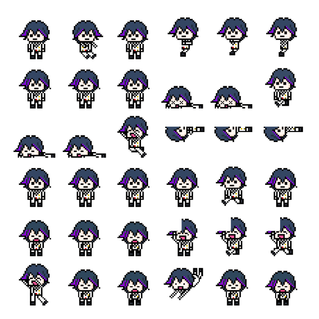 Kokichi Oma Shimeji Sprite Preview