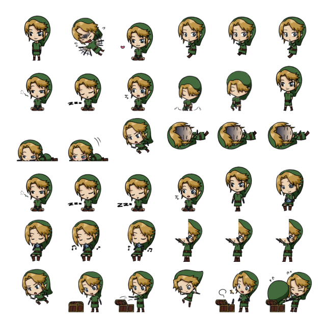 Link Shimeji Sprite Preview