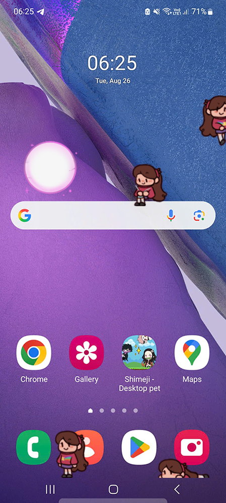 Mabel Pines Shimeji on Mobile