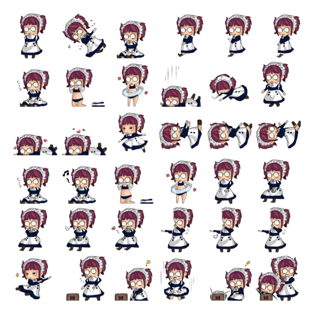 Maylene Shimeji Sprite Preview
