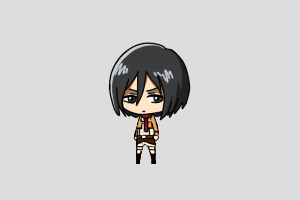 Mikasa Ackerman Shimeji featured image – free desktop pet from Attack on Titan