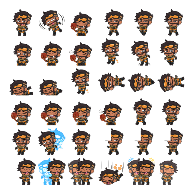 Mirage Shimeji Sprite Preview