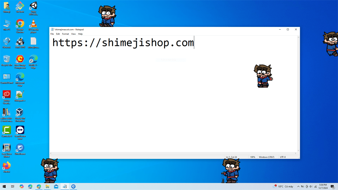 Paul Shimeji on Desktop
