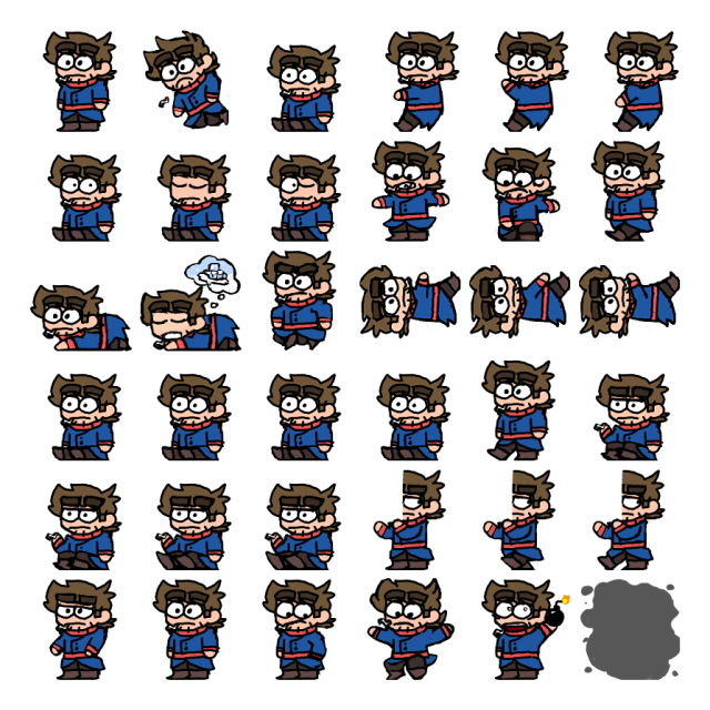 Paul Shimeji Sprite Preview