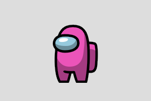 Pink Shimeji featured image – free desktop pet from Among Us