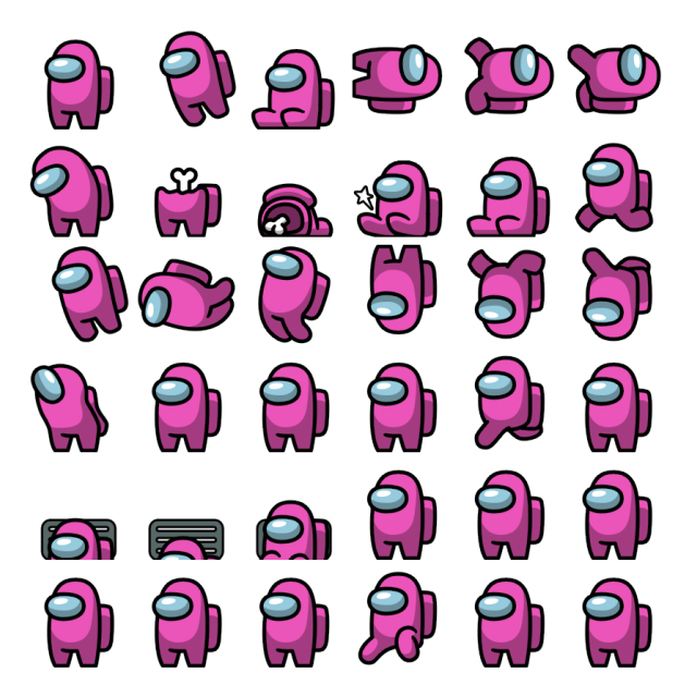 Pink Shimeji Sprite Preview