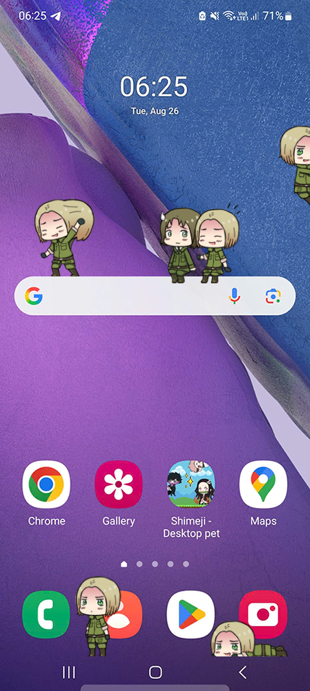 Poland Shimeji on Mobile