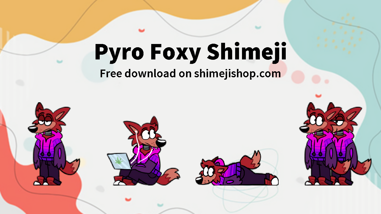 Pyro Foxy Shimeji Cover
