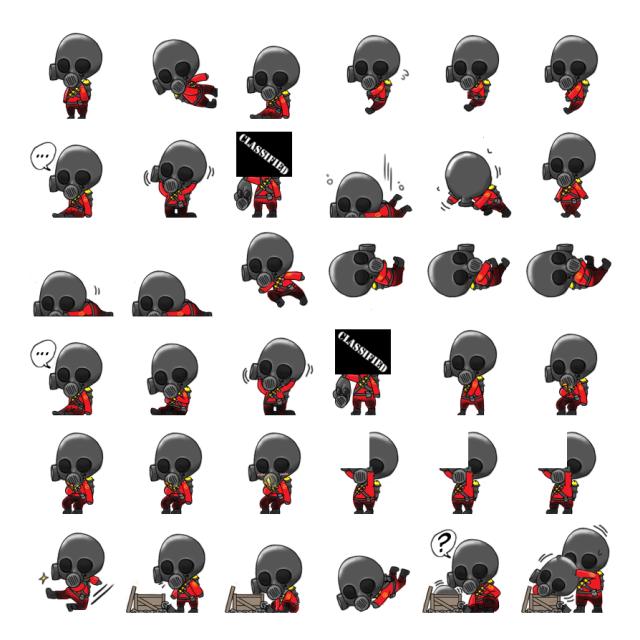 Pyro Shimeji Sprite Preview