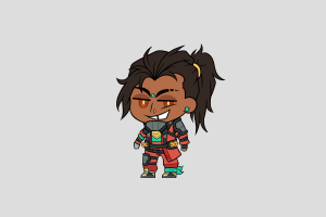 Rampart Shimeji featured image – free desktop pet from Apex Legends