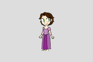 Rapunzel (brunette) Shimeji featured image – free desktop pet from Disney Movies