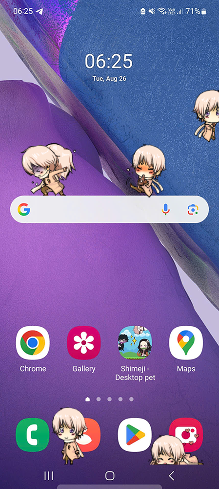 Russia Shimeji on Mobile
