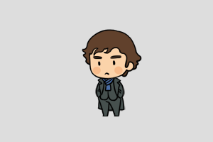 Sherlock Shimeji featured image – free desktop pet from BBC Sherlock