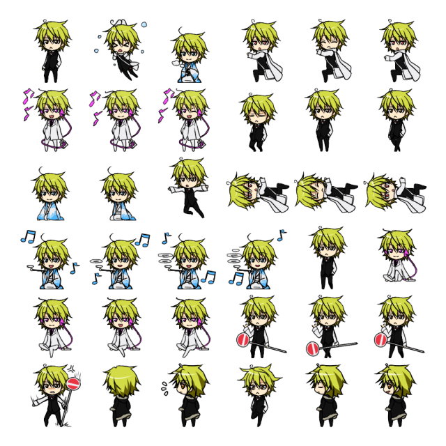 Shizuo Hejiwama Shimeji Sprite Preview