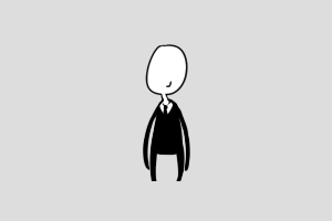 Slenderman Shimeji featured image – free desktop pet from Games