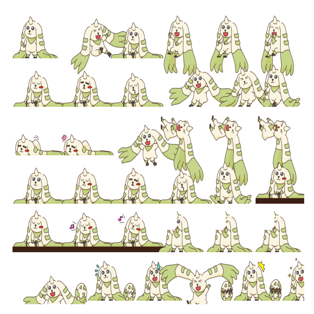 Terriemon Shimeji Sprite Preview