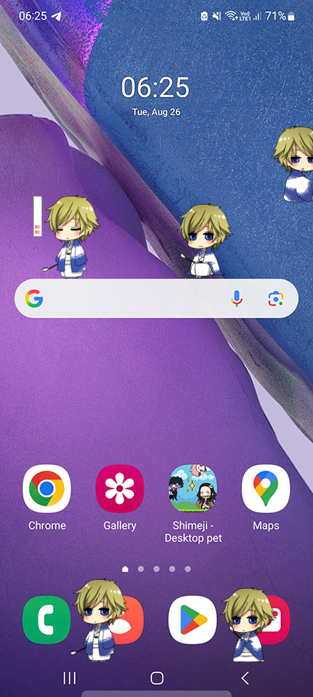Tsugaru Kaikyo Fuyu Geshiki Shimeji on Mobile