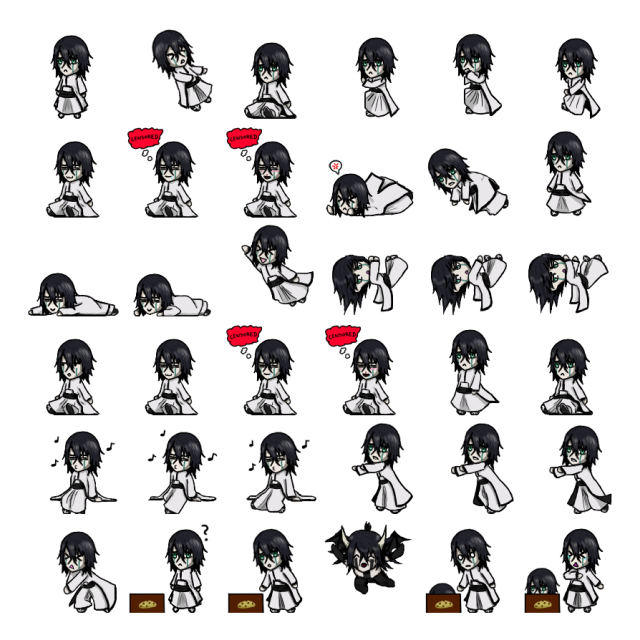 Ulquiorra Shimeji Sprite Preview