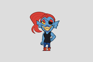 Undyne Shimeji featured image – free desktop pet from Undertale
