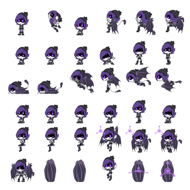 Uzi Shimeji Sprite Preview