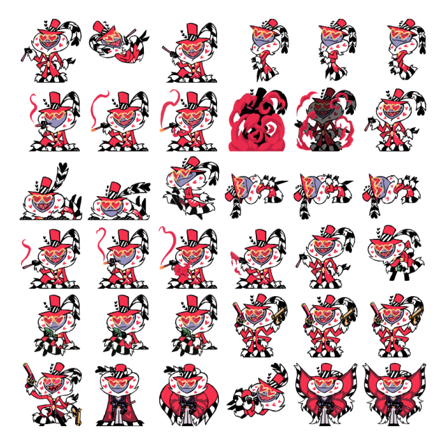 Valentino Shimeji Sprite Preview