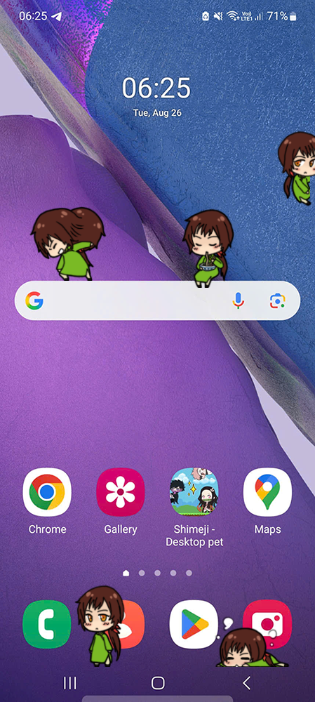 Vietnam Shimeji on Mobile